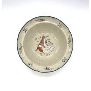 Vintage International Marmalade 8868 Geese Serving Bowl 9.25" Japan
